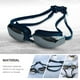 thumbnail image 5 of EeaseMX 1 par de gafas de natación profesionales antivaho para miopía para hombres y mujeres, 5 of 7