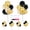 Black Gold Confetti - 6, variant on Black Gold Balloon Centerpieces for Table,Balloon Stand Kit for Black Gold Party Decor 40th 50th 60th 70th Birthday Decorations Anniversary Graduation Decorations 2026 Retirement
