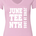 thumbnail image 4 of Inktastic Juneteenth June 19, 1865 Women's V-Neck T-Shirt, 4 of 5