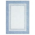 thumbnail image 3 of Garvee 8'x10' Washable Area Rug Bordered Rug Non-Shedding Stain-Resistant Soft Foldable Accent Rugs for Dining Room Home Office, Light Blue, 3 of 8