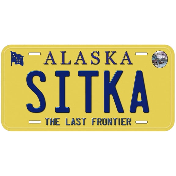 Sitka AK TAG04 Novelty Car Auto License Plate