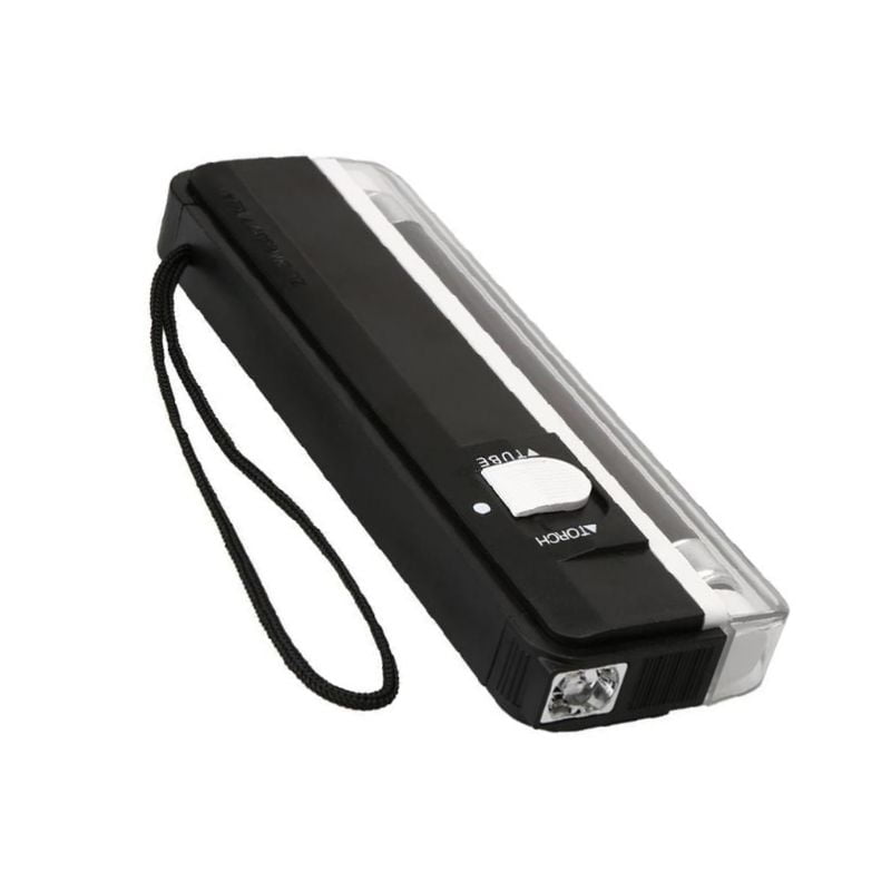 Violet Fluorescent Portable Money Detector UV Light with Flashlight Small Counterfeit Light Counterfeit Pen