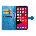 thumbnail image 3 of 3D Embossing Datura Flip Floral Wallet Case Compatible Case for iPhone 11 6.1 inch, 3 of 7
