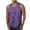Purple, variant on Aofany New Men's Casual Plus Size Print Tank Top Sports Sleeveless Round Neck T-shirt Pullover Blouses
