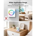 thumbnail image 2 of Wireless Doorbell, Door Bell 0-120dB, Battery-Powered 1300ft Range, Classroom Doorbells IP66 Waterproof, 60 Chimes & 5 Volume Levels, RGB Light for Home Kids Classroom Hearing Impaired, white, 2 of 3