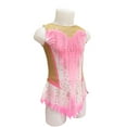 thumbnail image 4 of LIUHUO Custom Rhythmic Gymnastics Leotard Beige Pink Gradient w/ Rhinestones Women & Girls, 4 of 8