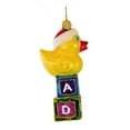 thumbnail image 2 of Christopher Radko Company New Duck On The Block - One Ornament 4.75 Inch, Glass - Baby Christmas Santa Hat 1017198A, 2 of 3