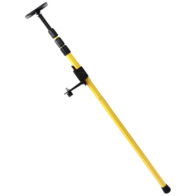 Leveling Telescoping Pole, 112-280cm Adjustable Easy To Fix Corrosion Resistant High Load Capacity Telescopic Pole for Rotary and Line Lasers