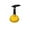 Yellow, variant on Sink Plunger, Easy to use Mini Plunger with Short Handle, Powerful Plunger Unclogging Tool for Kitchen Sink, Shower, Bathroom Drains, Bath, Yellow