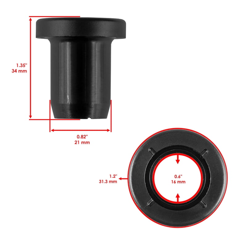 8Pcs Rear Stabilizer Support Bushing Set for Polaris Sportsman 500 335 400 450 1997-2015 5432598 Worker Ranger - 34