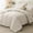 Beige-Full, variant on Full Beige Bed-in-a-Bag 7-Piece All Season Bedding Set