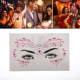thumbnail image 5 of Unique Bargains 1 Pc Charming Rhinestone Stickers for Concert Pink, 5 of 5