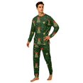 thumbnail image 2 of Lvotionpl 2026 Family Christmas Pajamas Matching Sets, Match Family Christmas Pjs Long Sleeve Top & Pants Set Matching Holiday Family Pajama Xmas Sets, 2 of 5