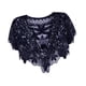 thumbnail image 2 of Chal de lentejuelas Strade Fareast Limited para mujer Azul Marino, 2 of 8
