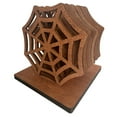 thumbnail image 1 of Unbranded Spider Web Wooden Coasters, Horror Spider Web Coasters Spooky Gifts for Gothic Decor Home Halloween Decorations, 1 of 5