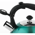 thumbnail image 3 of walmart Basics Bouilloire en Acier Inoxydable, 2.4-Quart, Turquoise, 3 of 4