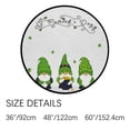thumbnail image 2 of Coolnut Round Rugs for Living Room, St Patrick'S Day Concept With Non-Slip Coral Velvet Long Runner Rugs, Washable Water Absorbent Mat Carpet for Bedroom Kitchen Kids Room, 2 of 6