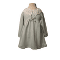 thumbnail image 4 of Eyelet Lace Collar Dress for Little Girls in Combed Cotton, 4 of 4