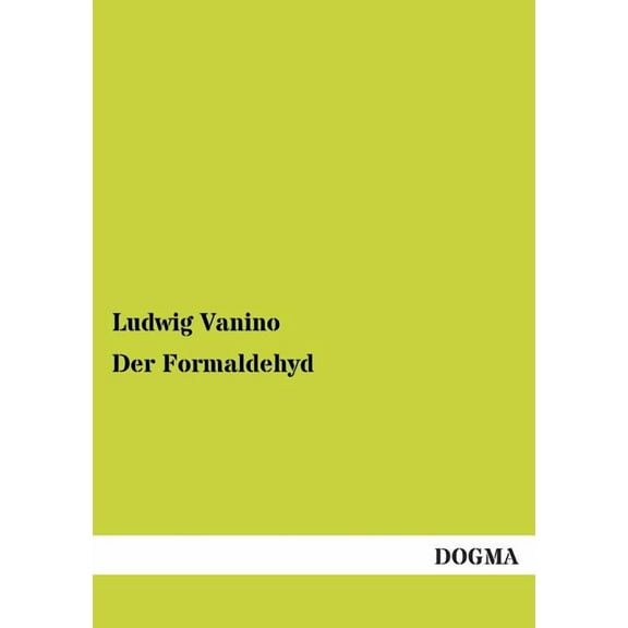 Der Formaldehyd (Paperback)