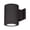 Black, variant on Wac Lighting Ds-Ws05-Fb Tube Architectural 1 Light 7" Tall Led Outdoor Wall Sconce -
