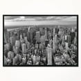 thumbnail image 1 of Design Art Panoramic Aerial View of Manhattan Framed Canvas Art Print, 1 of 3