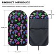 thumbnail image 6 of XYZCANDO Neon Psychedelic Mushroom Car Seat Towel Cover - Waterproof Sweatproof Protector with Non-Slip Back - Universal Fit for Cars, SUVs & Trucks, 6 of 6