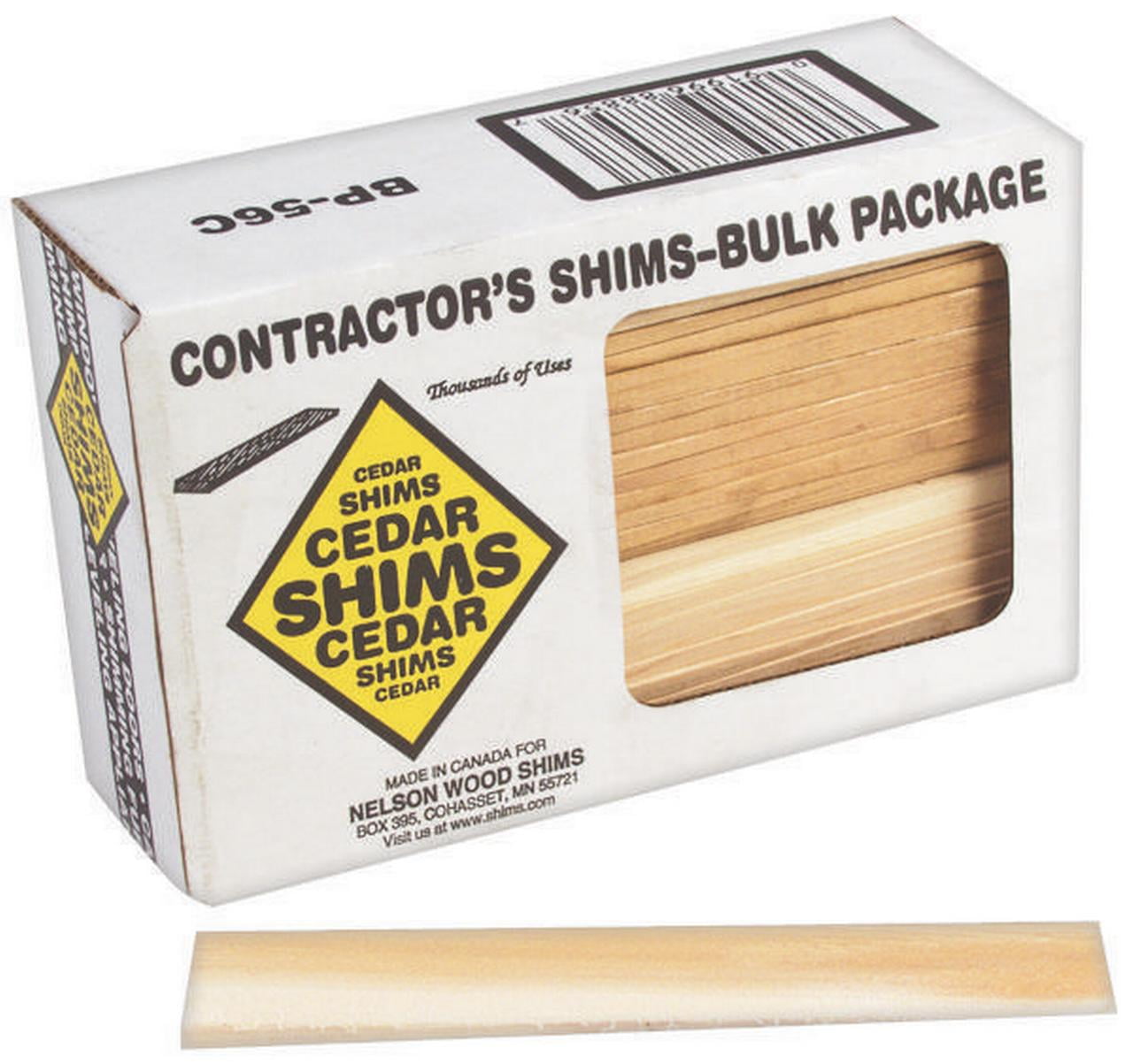 Nelson Wood Shims 8 In. Bulk Wood Shim