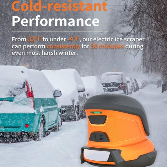 Electric Ice Scraper, Ice Scrapers for Car Windshield, Ice Removal Tool for Car in Winter, Handheld Snow Scraper for Car, Cordless Snow Remover, Portable De-ice Tool