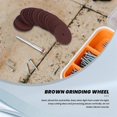 thumbnail image 3 of 36 pcs cutting discs grinding wheel set Round 25X6mm brown for Dremel KL 1, 3 of 5