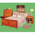 Footboard Unfinished Pine Twin Footboard 45.5" W Renovator's Supply