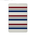 thumbnail image 5 of JML Non-Slip MicrofiberFabric & Rubber Doormat - Soft Entryway Rug for Home/Office (16"x24") - Easy Clean Door Mat for Indoor/Outdoor Use, Red And Navy Stripes, 5 of 6
