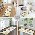 thumbnail image 6 of Yayeee Runner Rug for Bedroom 2'x6' Machine Washable Hallway Non Slip Mat, Beige Triangles, 6 of 8