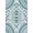 Blue, Pattern 1, variant on ODIKA 4'x6' Blue Green Geometric Medallion Art Washable Area Rug Contemporary Symmetrical Oval Central Motif for Dorm Room, Small Living Stain Resistant Low Profile, Easy Care