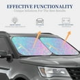 thumbnail image 4 of Haiem Fantasy Gradient Car Windshield Sun Shade (2 Pieces) Foldable Windshield Sun Shade Car Accessories for Truck SUV Pickup-Medium, 4 of 7