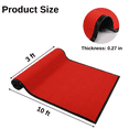 thumbnail image 4 of OVYEOFR Commercial Carpet Runners, 3 x 10 ft Red Runner Rug with Non-Slip Backing, Indoor Outdoor Floor Mat for Weddings, Parties, Special Events, 4 of 11