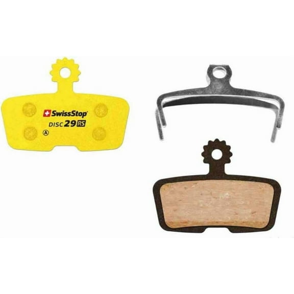 SwissStop RS Bicycle Disc Pads Model D29 for Sram Code and Avid Code Brake Calipers, TU, Black