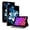 Blue White Flower, variant on For iPad 10.2" (7th/8th/9th Gen), Air 10.5" (3rd Gen), Pro 10.5" (2017) Folio Case with Stand/Card Slots/Elastic Band Closure/Pen Loop Holder, Cute PU Leather Protective Slim Cover, Colorful Daisy