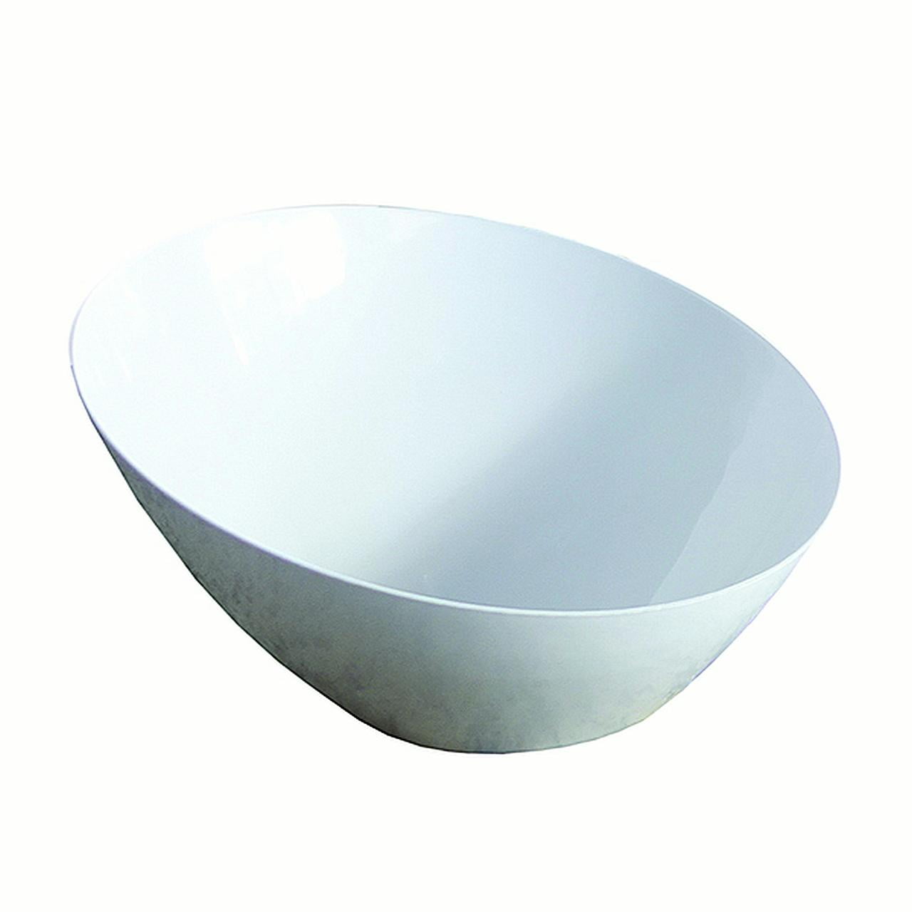 1 Party Essentials 60 Oz. Angle Bowls White
