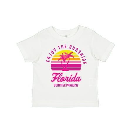 

Inktastic Enjoy the Sunshine Florida Summer Paradise Gift Toddler Boy or Toddler Girl T-Shirt