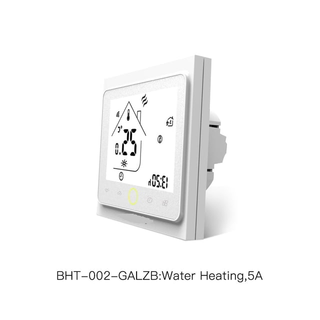 Smart Thermostat Temperature Controller Hub Required Water/Electric Floor Heating Water/Gas Boiler Mobile APP Control ,Easy to Install