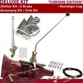 thumbnail image 1 of American Shifter  AOD Shifter Kit Chrome 16 in. E Brake Cable Clamp Trim Kit for DABCF, 1 of 1