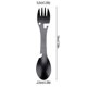 thumbnail image 5 of 2 Pieces Multifunctional Stainless Steel Fork Spoon, 5 in 1 Spork Camping Cutlery, Suitable for Camping, Traveling, Hiking, 5 of 5
