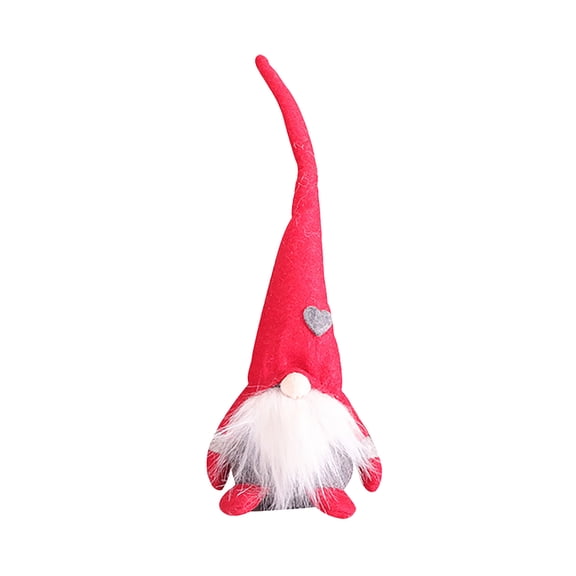 Christmas Clearance! bfogop Plush Christmas Decoration - Christmas Gnome Plush Doll Handmade Tomte Elder Stuffed Tabletop Elf Gnomes Decor Wedding Party Gift
