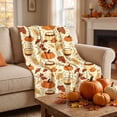 thumbnail image 6 of WDOBM Warm Blanket, Plush Blanket, Thickened Velvet Four-Season Sofa Throw Blanket, Pumpkin Blanket, Static Resistant Blanket for Sofa Throw Blanket, 6 of 7