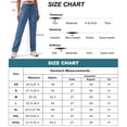 thumbnail image 7 of MASKERT Women's Hiking Pants-31" Lightweight Quick Dry Sweatpants Casual Safari Work Travel Outdoor Clothes Dark Gray（Size XS-XXXL）, 7 of 7