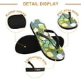 thumbnail image 3 of GZHJMY Flip Flops Slippers for Women/Men Outdoor Summer Beach Sandals Shower Shoes with Retro Beige Honey Bees And Sunflowers Element Summer Slippers, 3 of 7