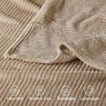 thumbnail image 4 of Exclusivo Mezcla Soft Throw Blanket, 50"x60", Camel, 4 of 6