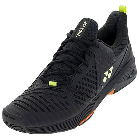 

Yonex Men`s Sonicage 3 Tennis Shoes Black and Lime ( 10 )