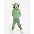 thumbnail image 6 of Baby Yoda Toddler Cosplay Faux Sherpa Hoodie, Sizes 12M-5T, 6 of 7