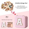 thumbnail image 4 of Caja Organizadora Joyas Joyero Pequeño Piel Sintética Con Espejo para Mujeres Y Niñas, 4 of 7